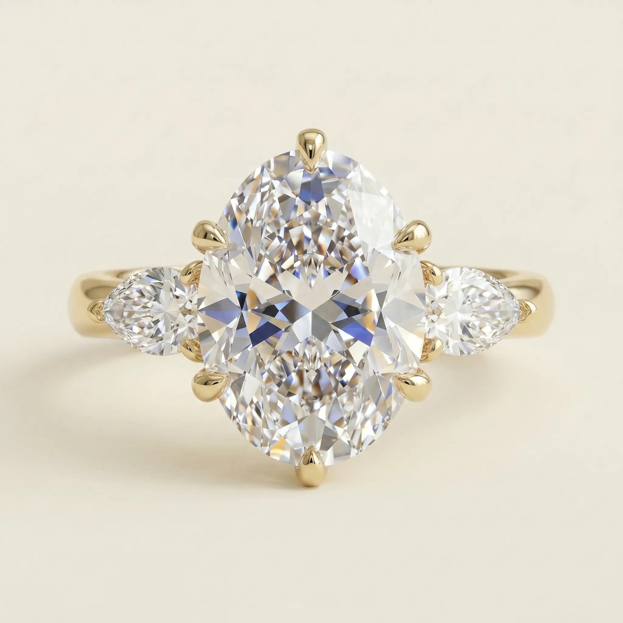 The Flawless Oval Cut: Your Radiant Anniversary Upgrade & Worry-Free Travel Ring--Last Day Sale-90% OFF🔥