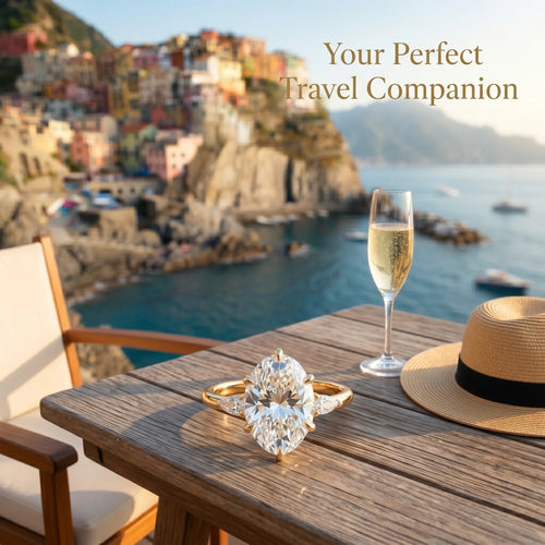 The Flawless Oval Cut: Your Radiant Anniversary Upgrade & Worry-Free Travel Ring--Last Day Sale-90% OFF🔥