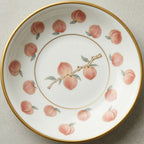 Peach Blossom Ceramic Dessert Plate