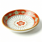 Vibrant Floral Ceramic Plate