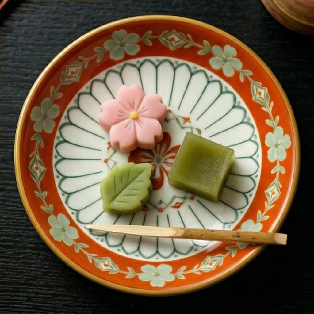 Vibrant Floral Ceramic Plate