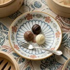 Elegant Floral Ceramic Plate