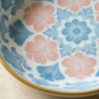 Elegant Floral Ceramic Dessert Plate
