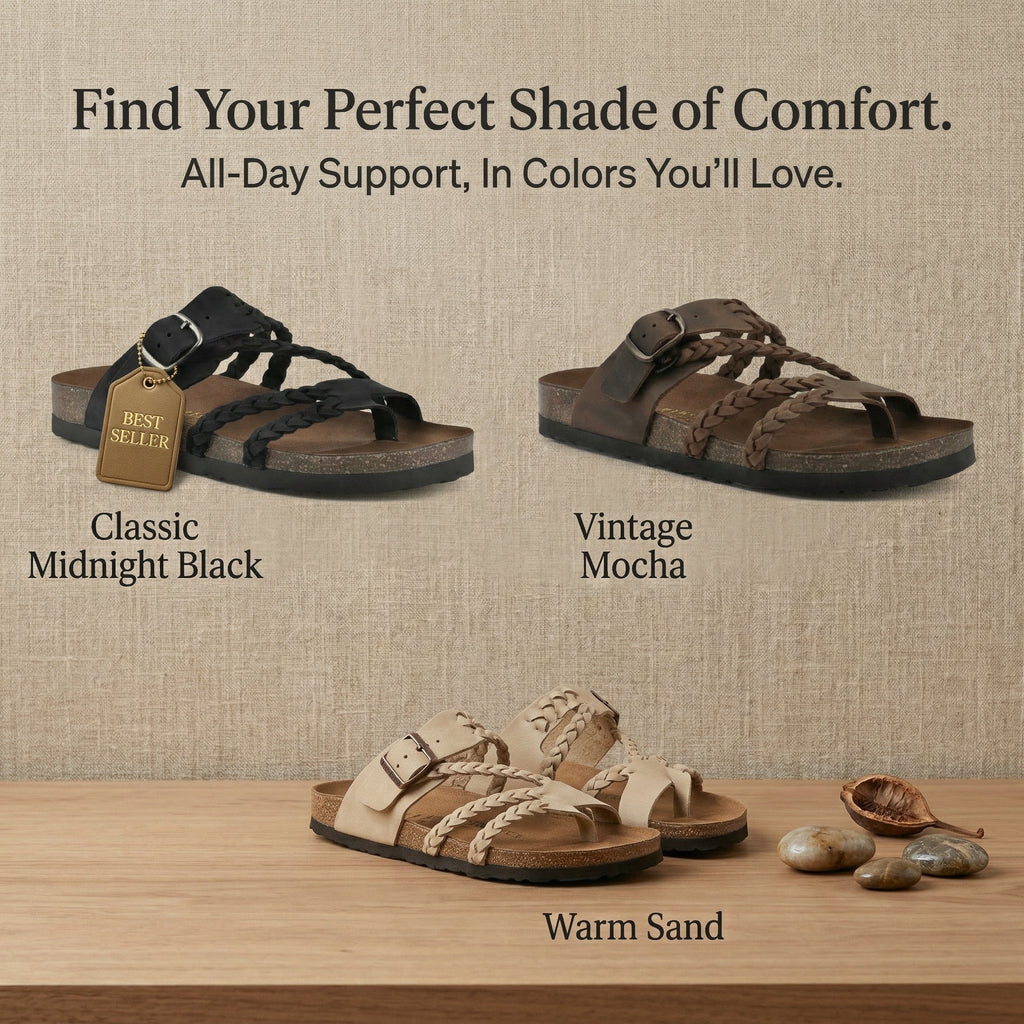 Hand-Braided Artisan Sandal – Pain-Free Support for Every Step | Mother's Day Special 50% OFF 🎁